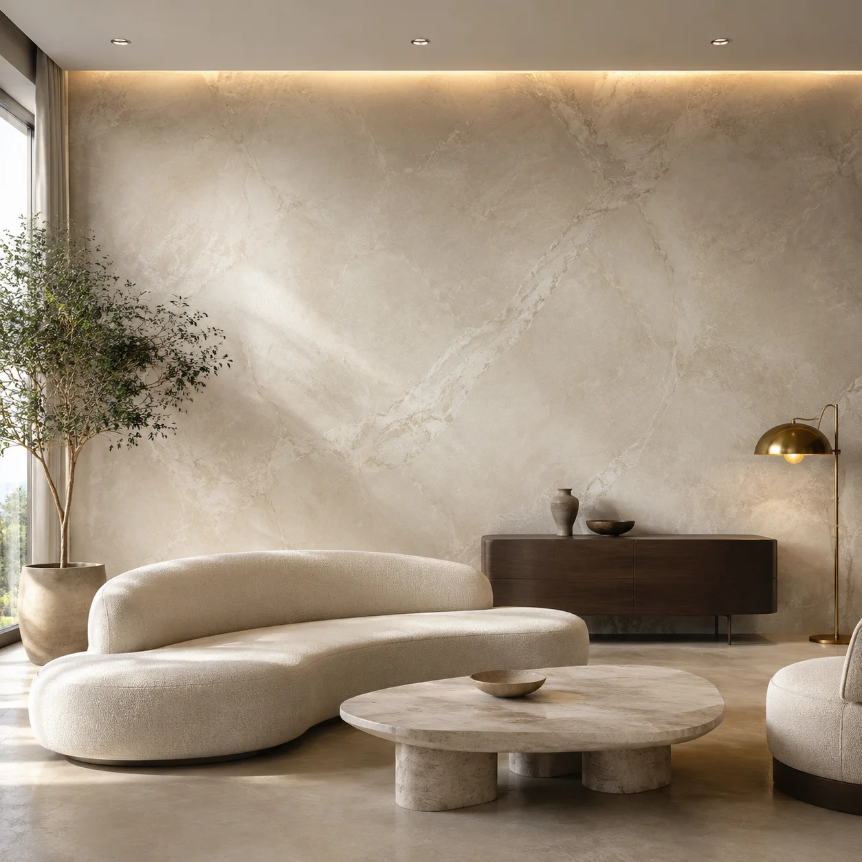 Marmarito polished marble-effect Venetian decorative wall finish
