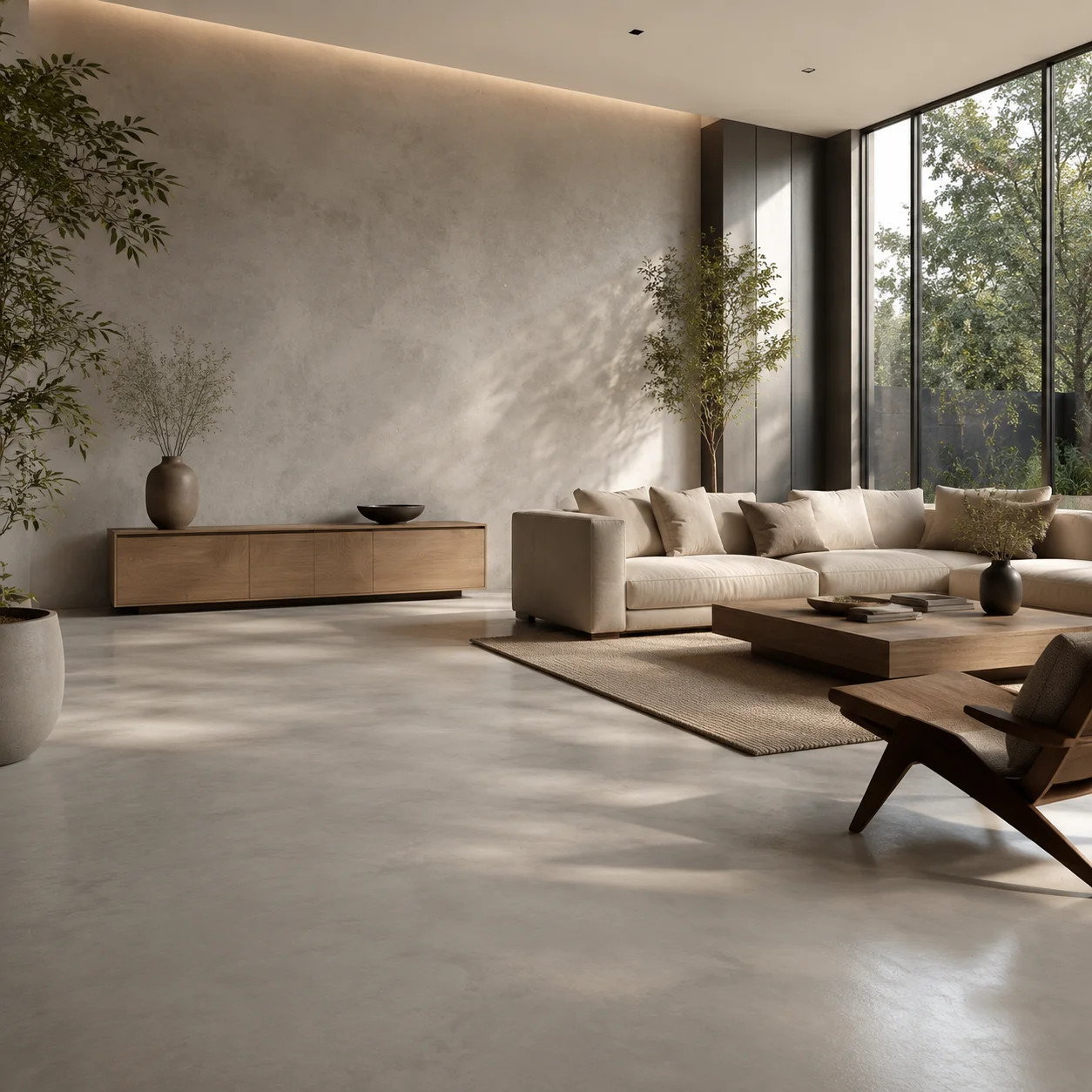 Microcement seamless decorative wall finish by Arttex Global