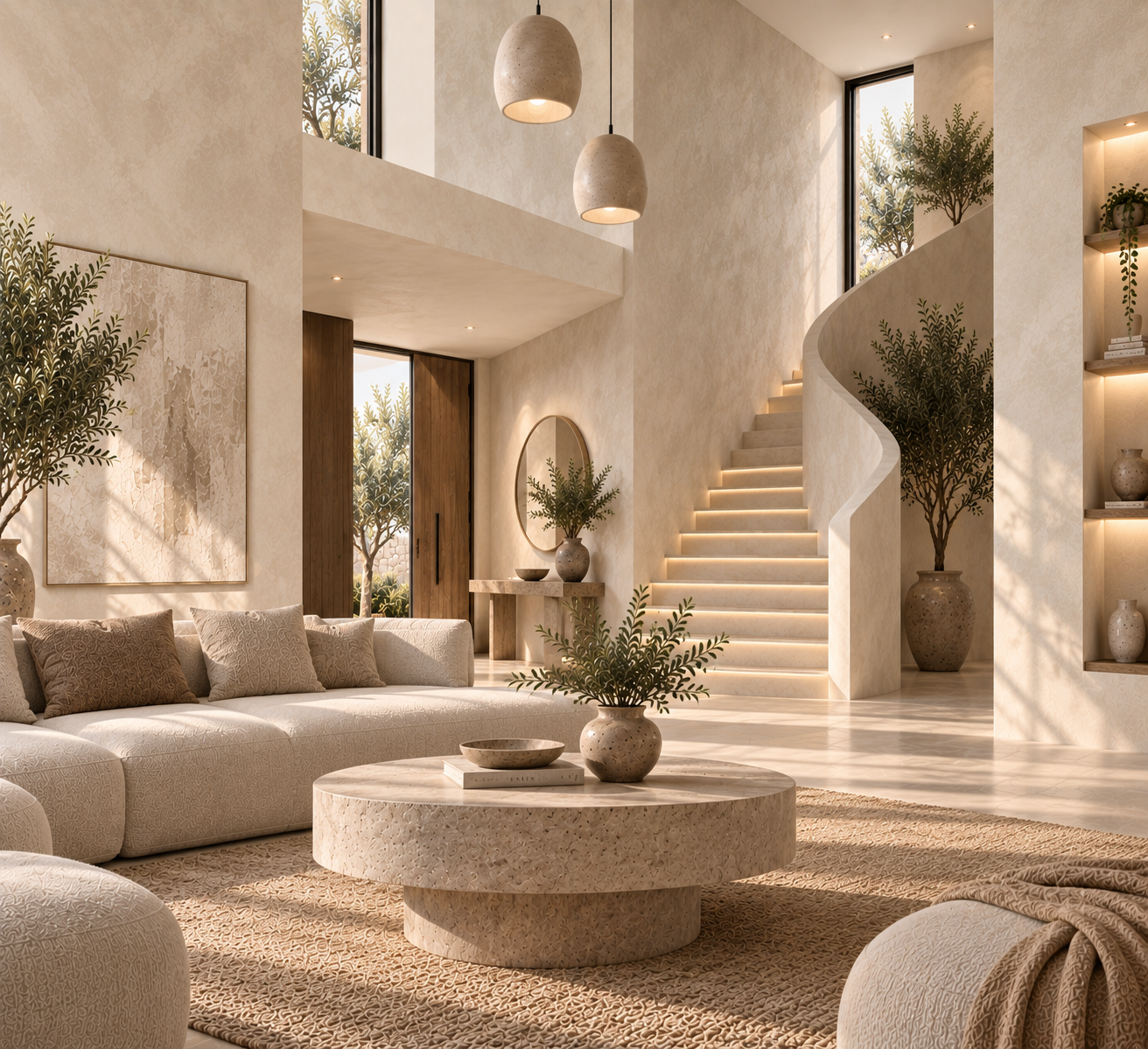 Soft Ivory Limewash - Arttex Global