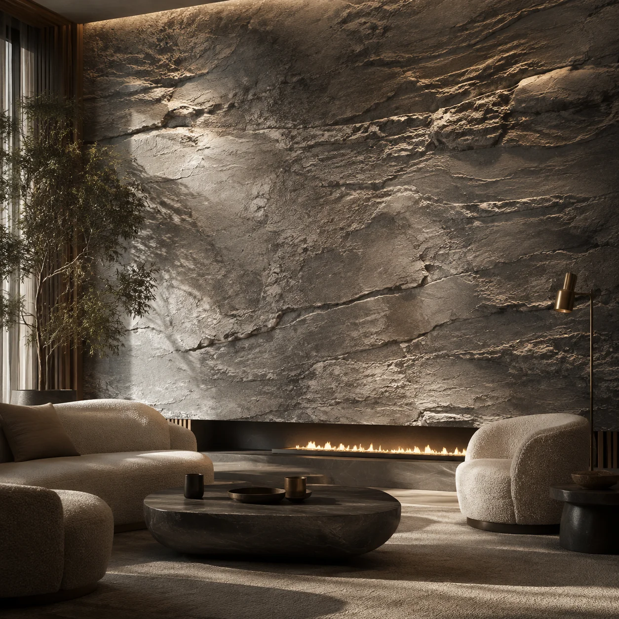 Stone Effect realistic lightweight decorative stone wall finish