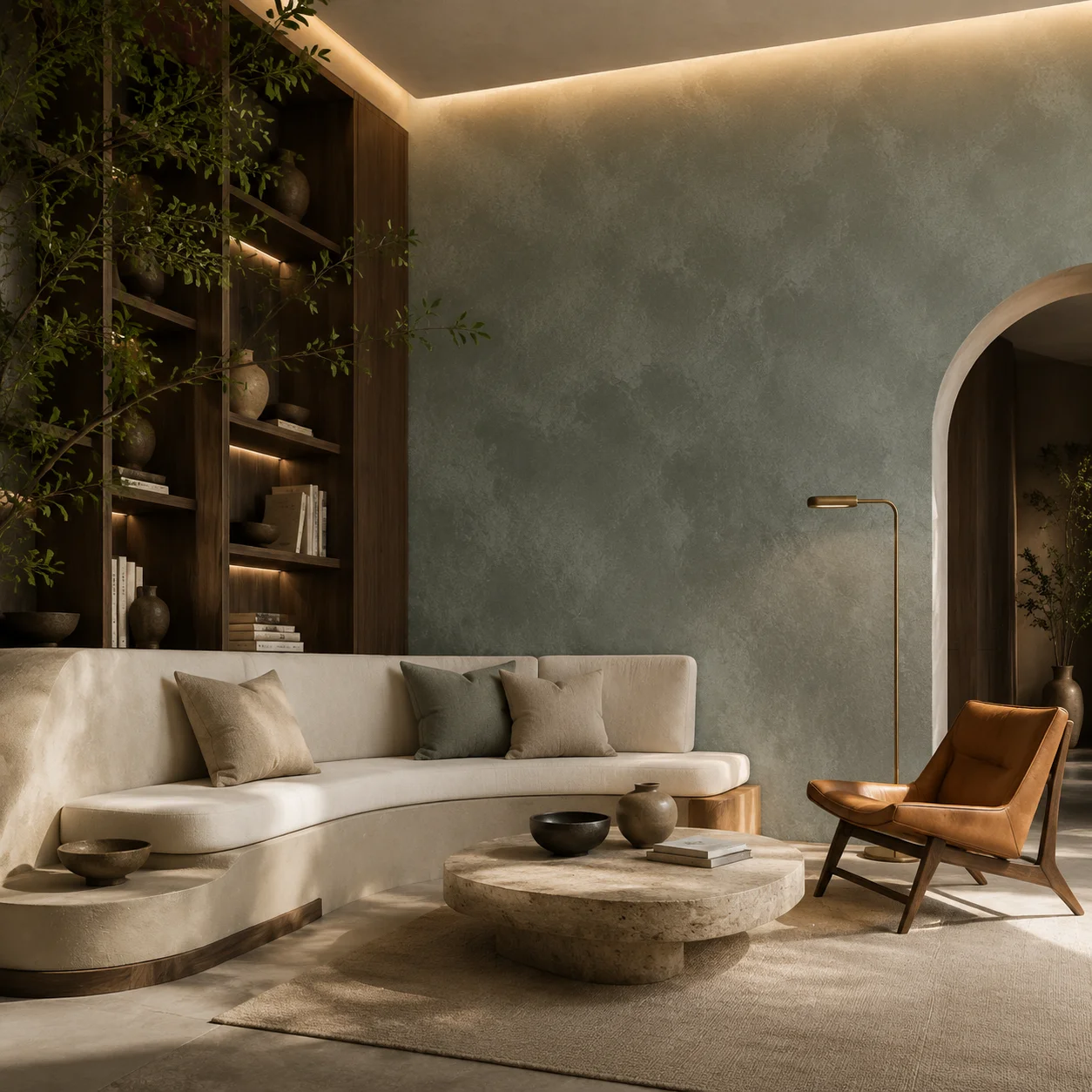 Velvet soft suede-like luxury decorative wall texture finish