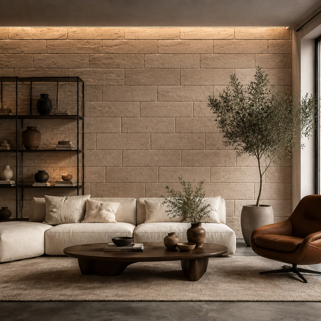 Pseudo Brick lightweight exposed-brick decorative wall finish